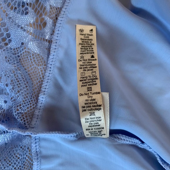 Rhonda Shear Camisole Lace Shaper Lingerie in Blue - Woman's Large NWT - Picture 10 of 14